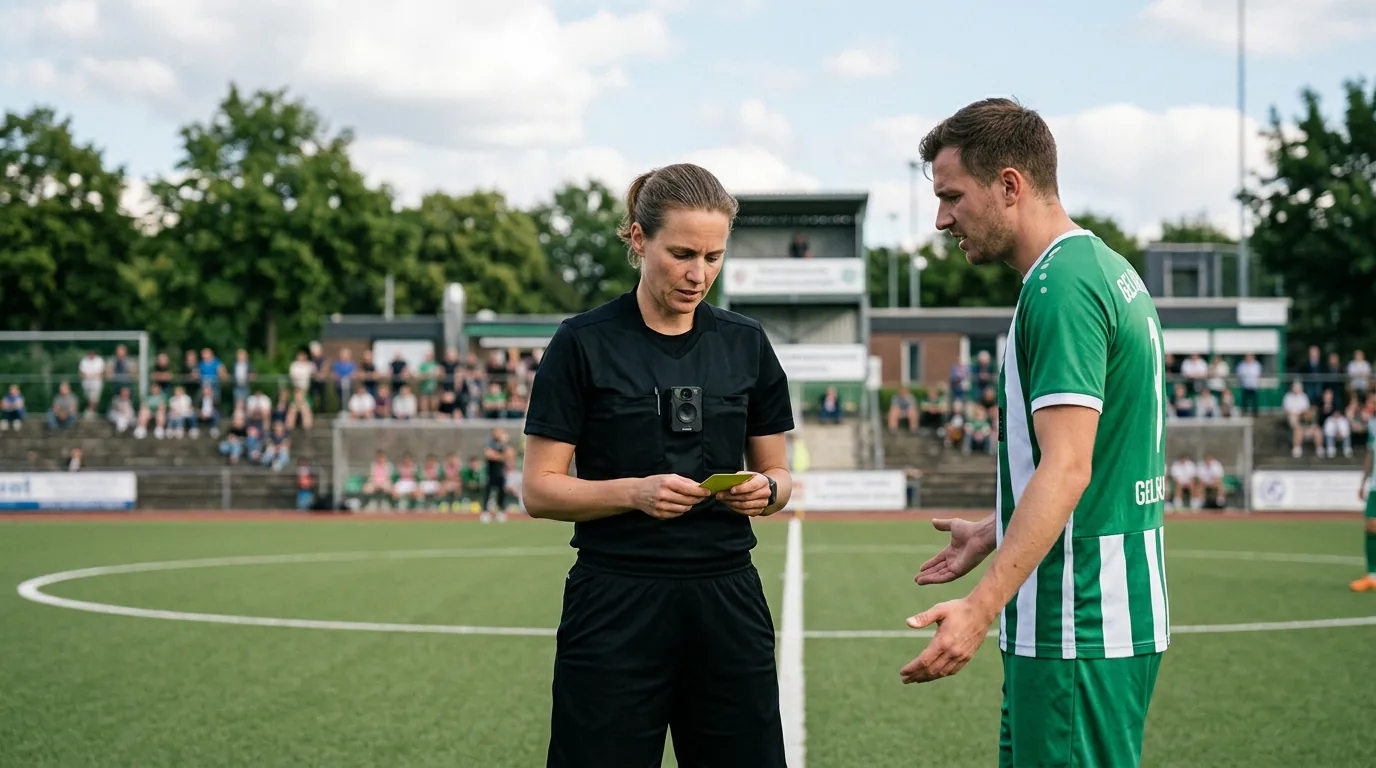 Für mehr Sicherheit auf dem Fußballplatz – Schiedsrichter in Gelsenkirchen bekommen Bodycams